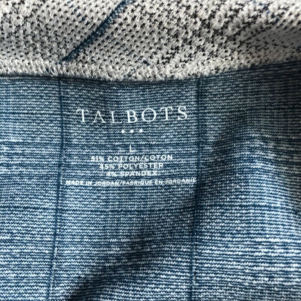 TALBOTS LONG SLEEVE collared TOP L‎ - Picture 6 of 6